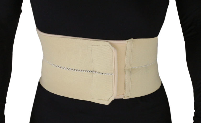 2 Panel Abdominal Binder Hernia Support Belt After Surgery Belly Wrap