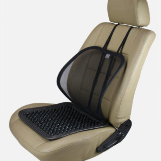 SM-7500 Adjustable Mesh Lumbar with Wooden Beaded Massage Seat