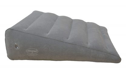 Inflatable Portable Bed Wedge Pillow with Velour Surface