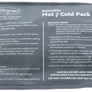 Reusable Hot & Cold Compress Gel Ice Pack for Pain Relief, Injury Recovery, Sprains and Swelling